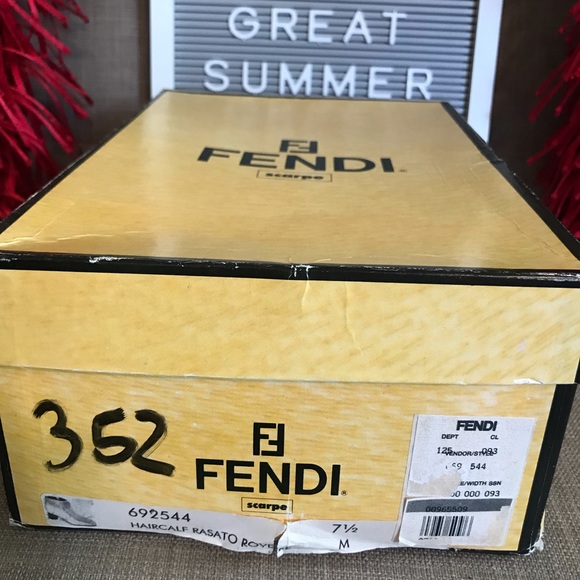 Authentic Fendi Haircalf Rasato  Rovere Boots - Picture 14 of 15